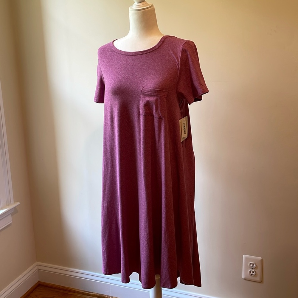 LuLaRoe Carly. NWT. Heather mauve/pink/purple size Small SM S